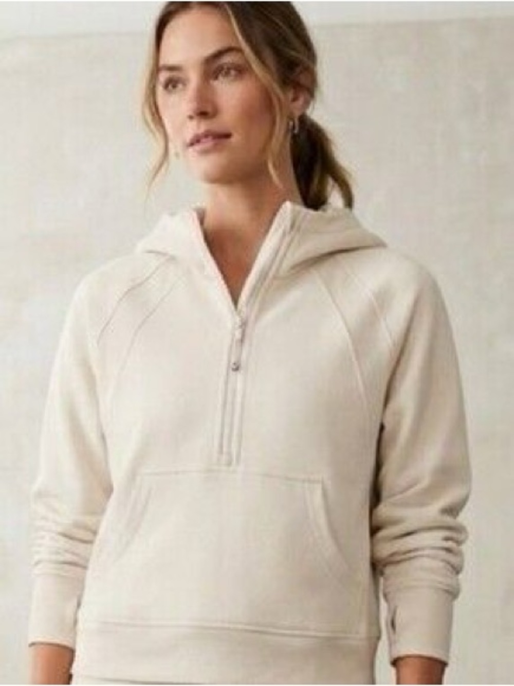 ☀️ Lole ☀️ tan quarter zip sweater